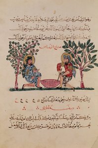 Lood Maken, pagina uit een Arabische editie van het verdrag van Dioscorides, 